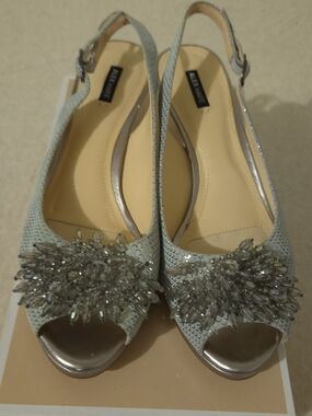 Alex Marie Silver Heels